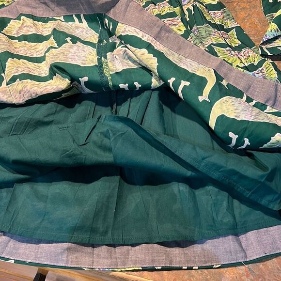 Pink Chicken New York Peacock Green Dress size 10 - Picture 9 of 11